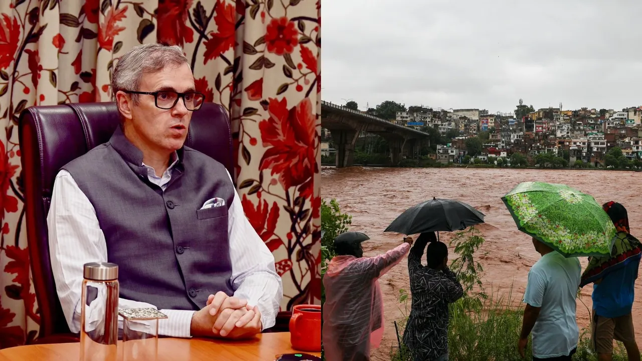 Tawi River Jammu Floods Omar Abdullah