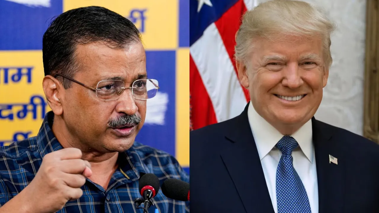 Arvind Kejriwal Donald Trump