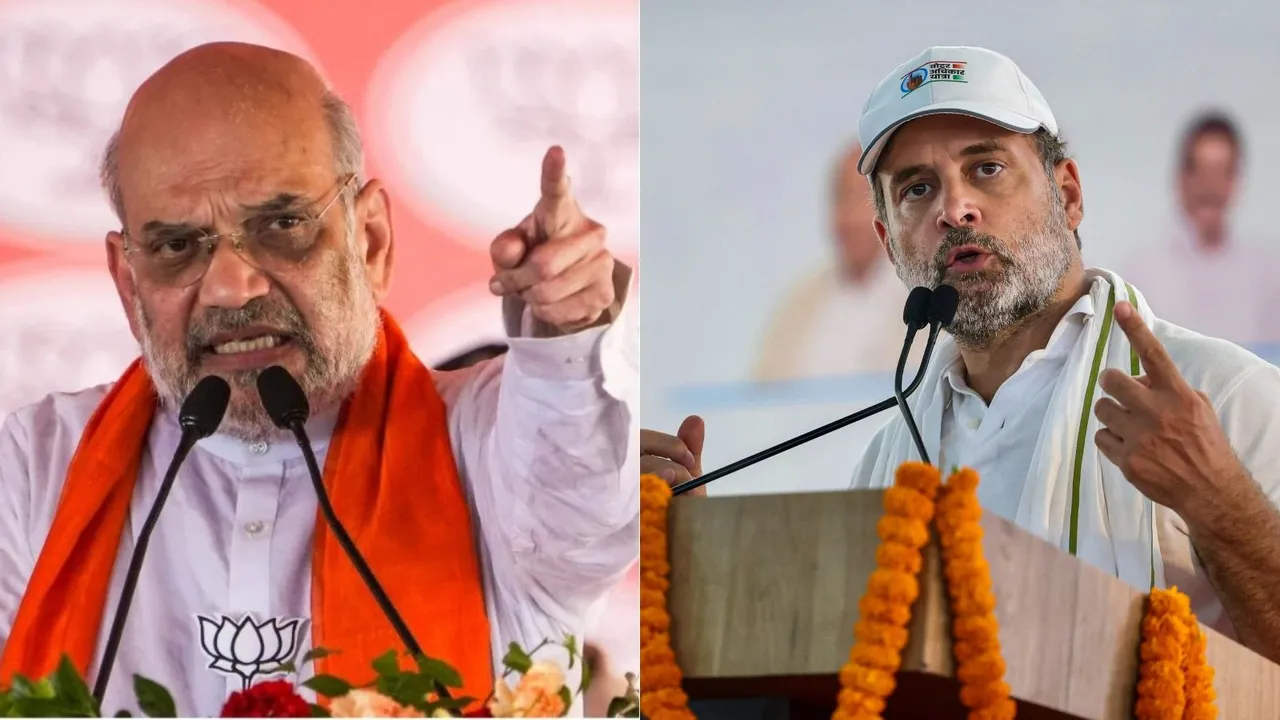 Amit Shah Rahul Gandhi