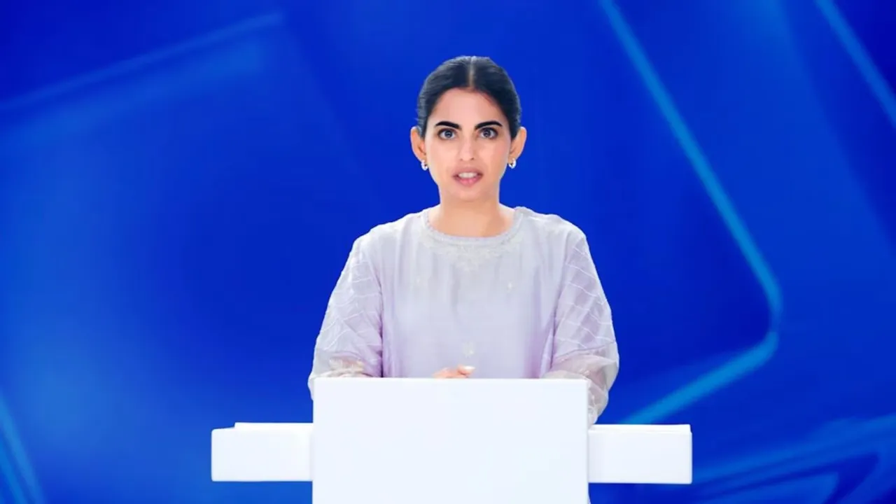 Isha Ambani Reliance AGM