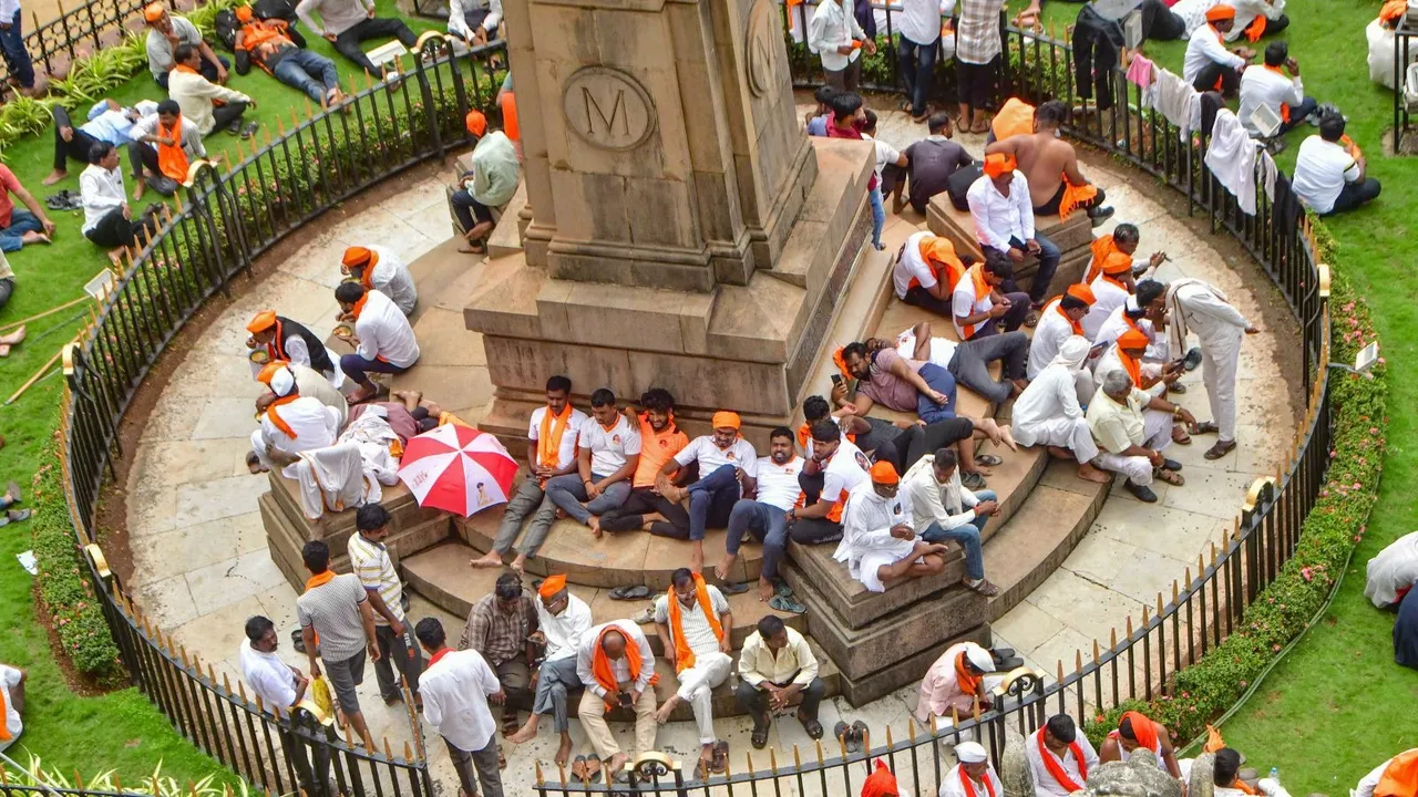 Azad Maidan Maratha Reservation
