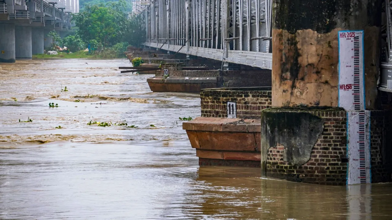 Yamuna water level