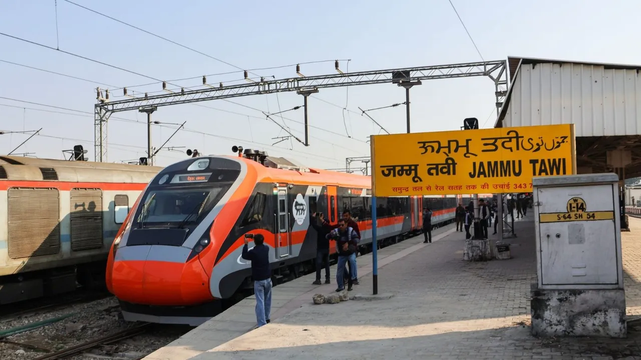 Jammu-Katra train services hit by flooding Jammu Tawi