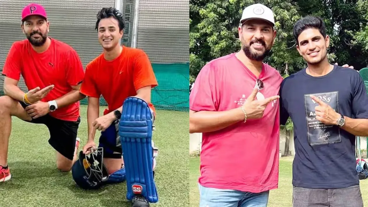 Yuvraj Singh Shubman Gill Abhishek Sharma