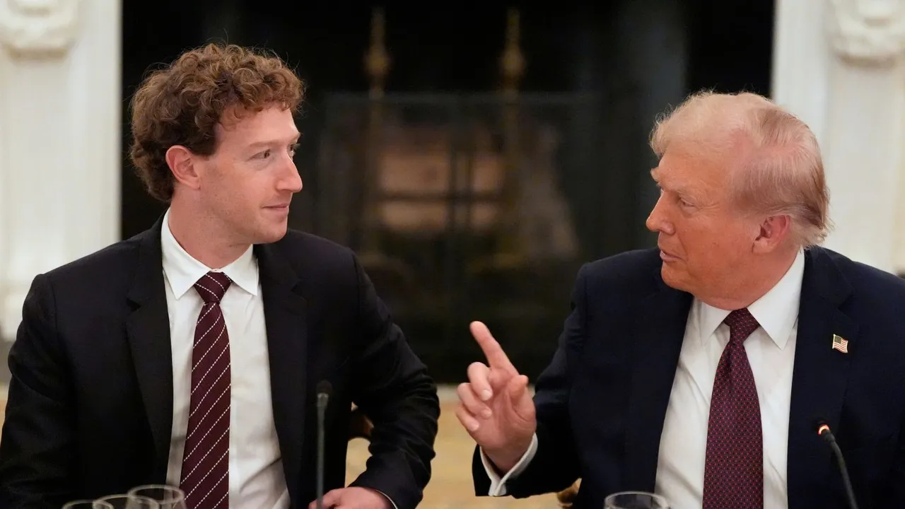 Donald Trump Mark Zuckerberg