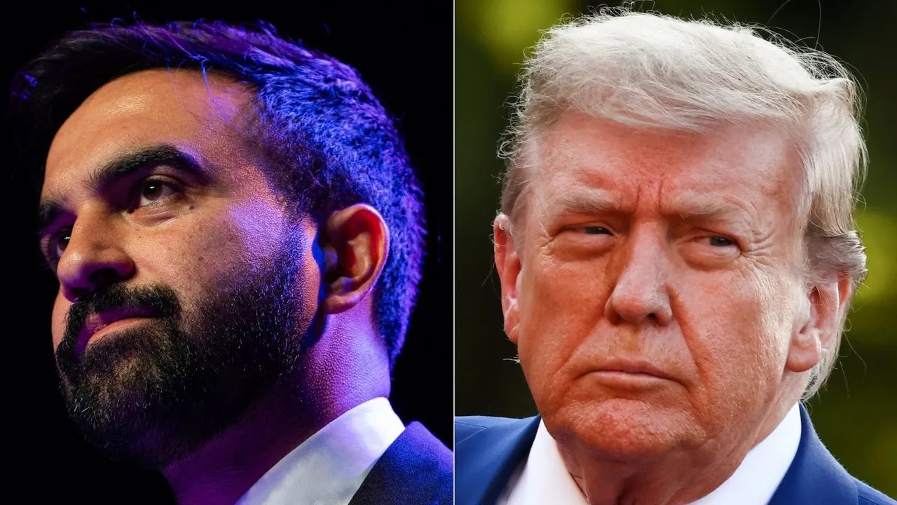 Zohran Mamdani and Donald Trump