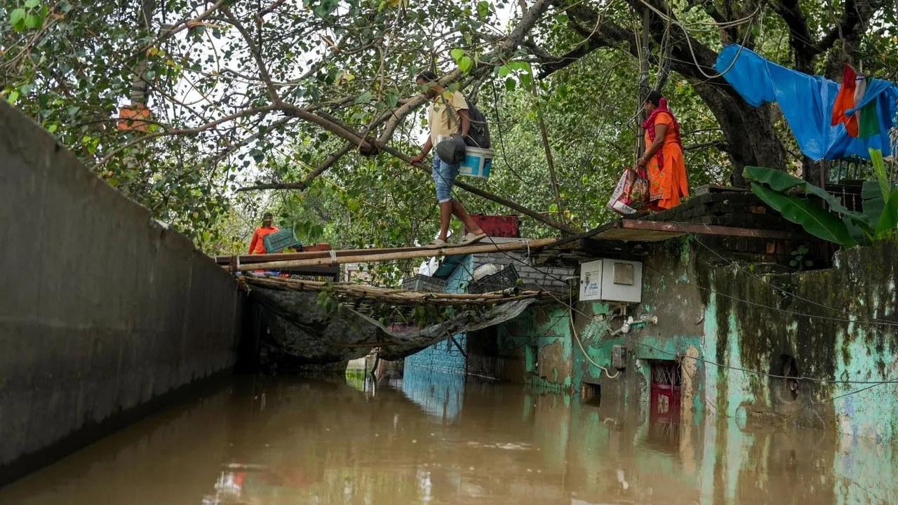 Yamuna Floods Delhi Floods Yamuna Water Level