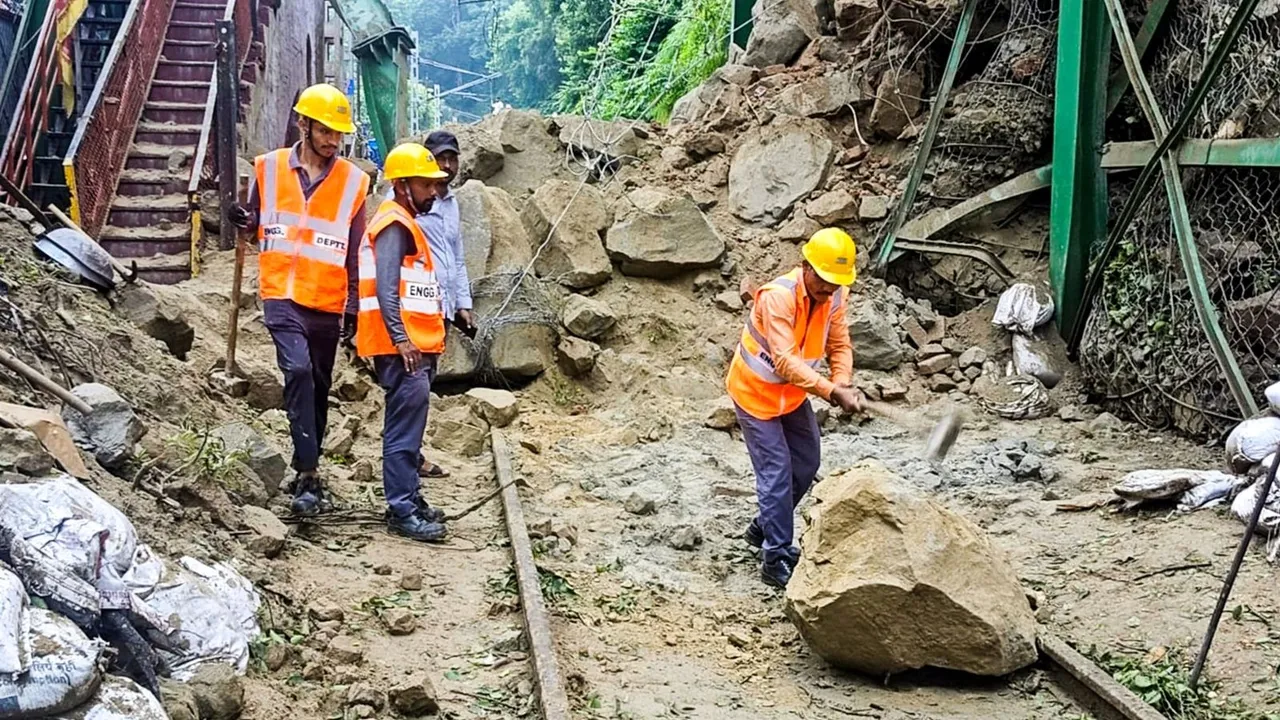 Haridwar Landslide Haridwar Rishikesh Rail Line