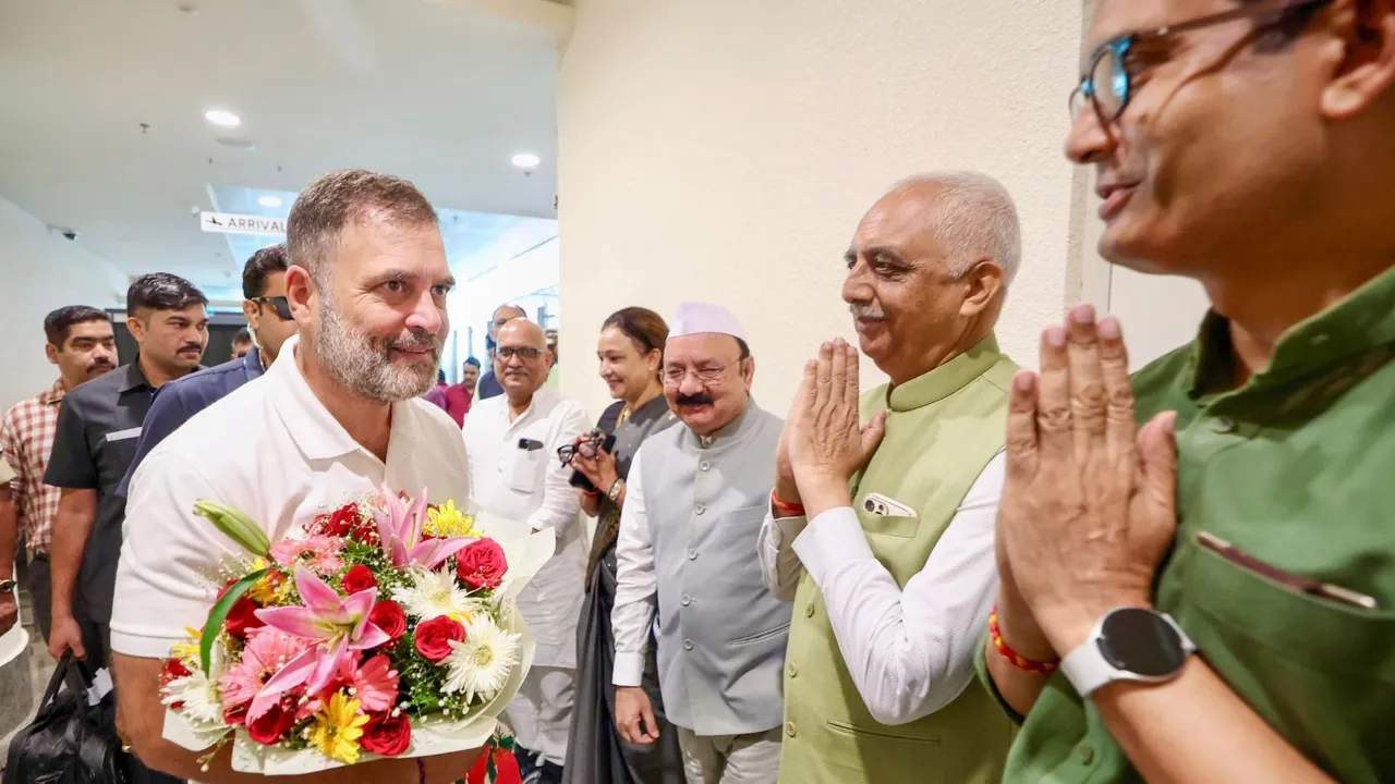 Rahul Gandhi in Lucknow