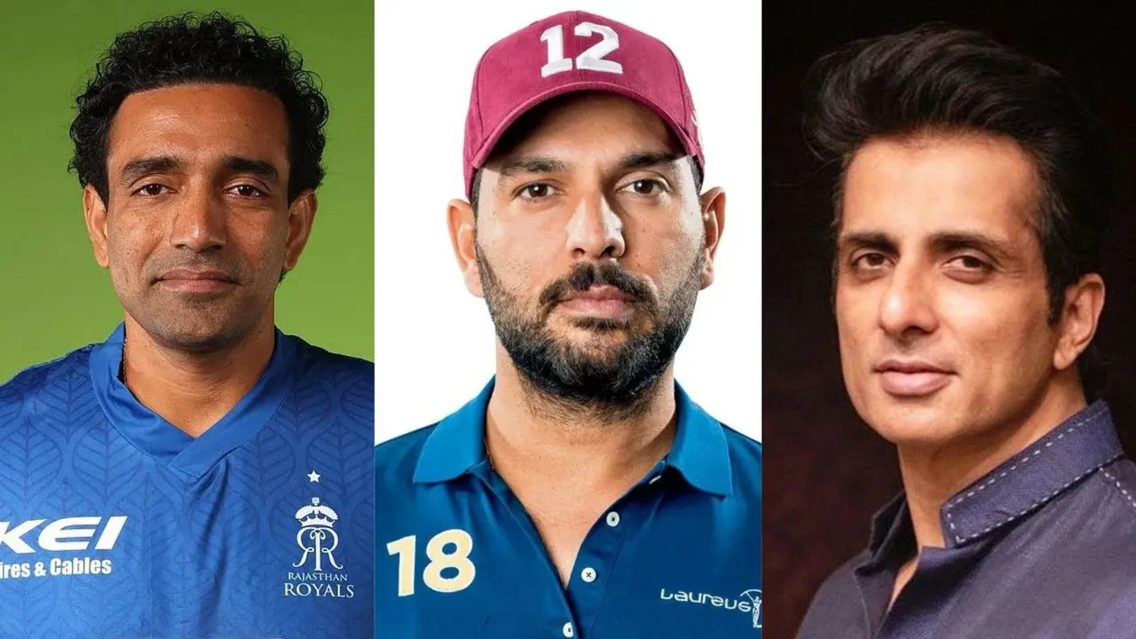 Robin Uthappa Yuvraj Singh Sonu Sood