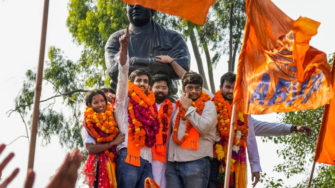 Aryan Man DUSU Elections ABVP