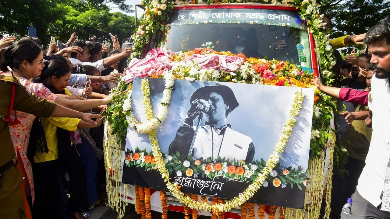 Zubeen Garg Funeral