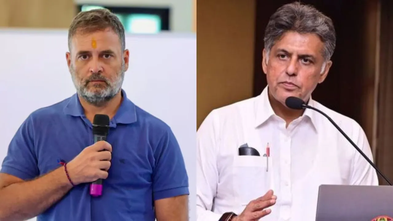 Rahul Gandhi Manish Tewari
