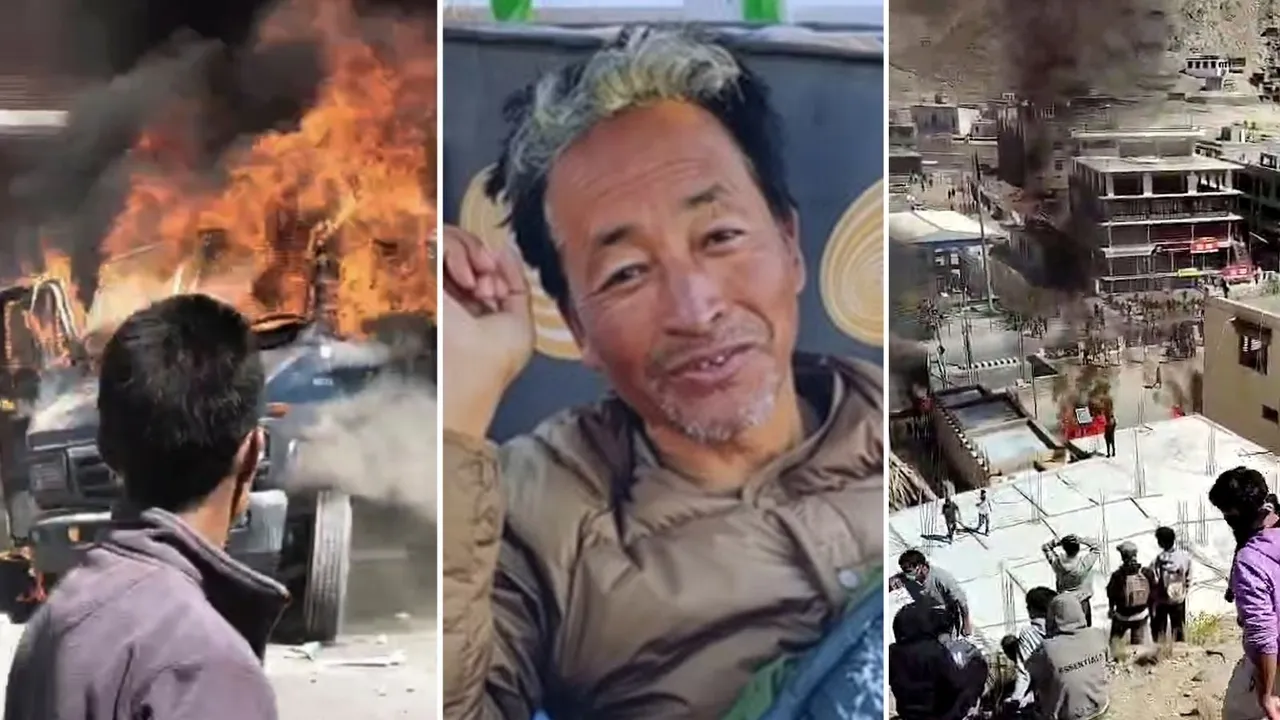 Ladakh Protest Sonam Wangchuk