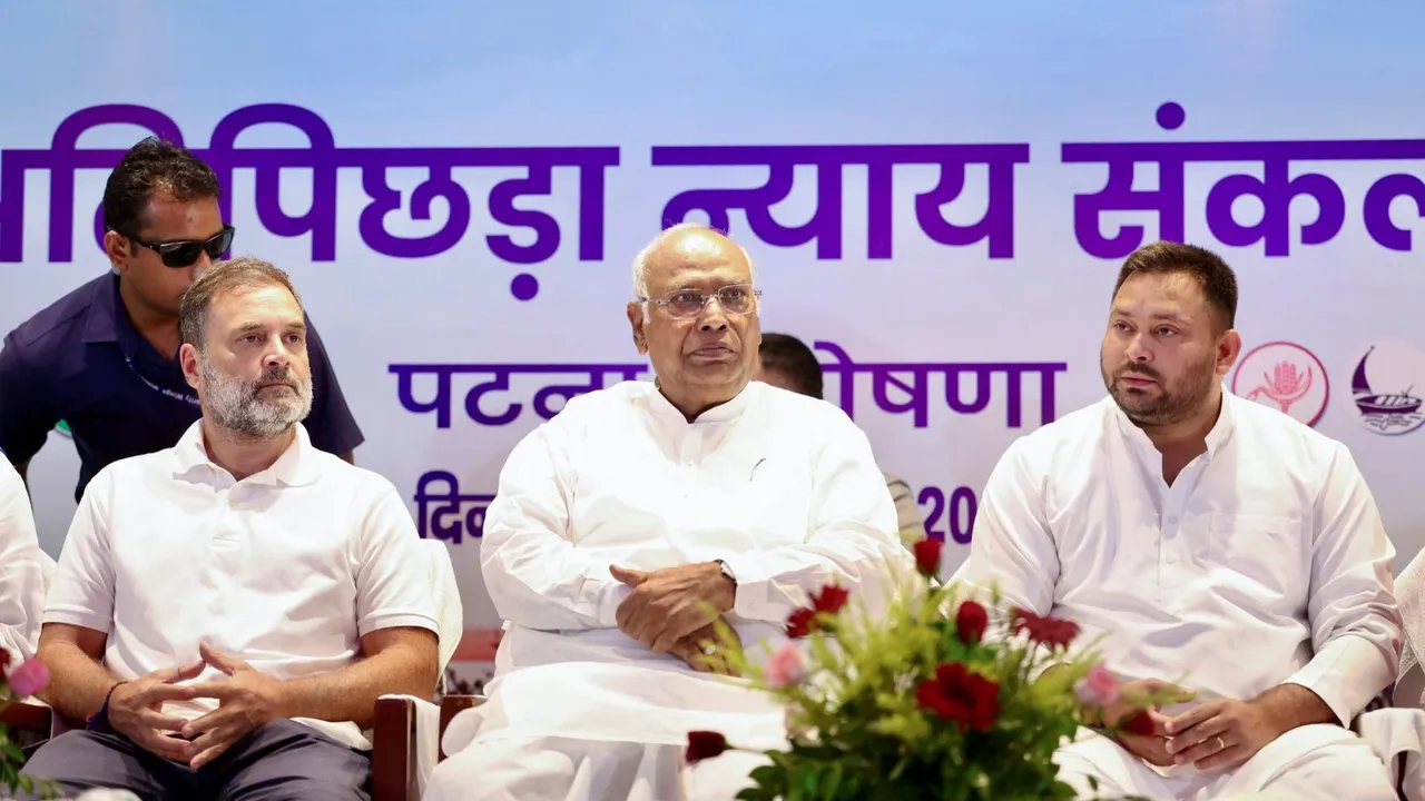 Rahul Gandhi Tejashwi Yadav Congress RJD