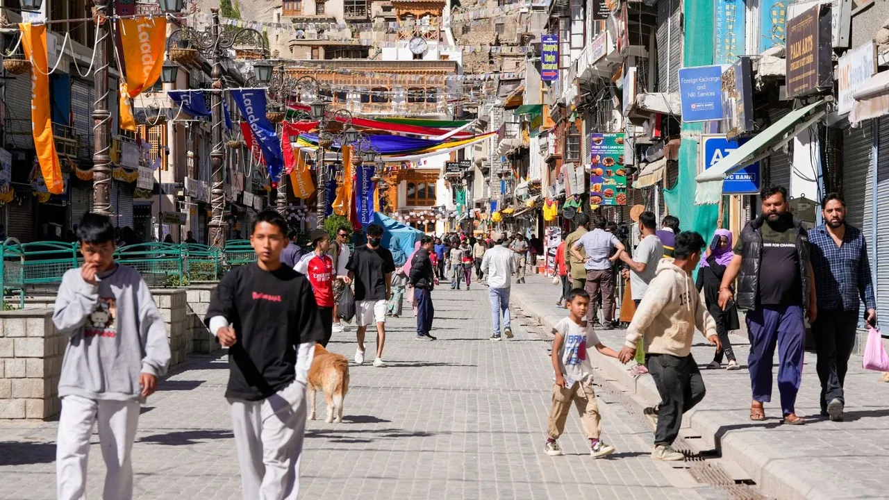 Leh Curfew Ladakh Protests