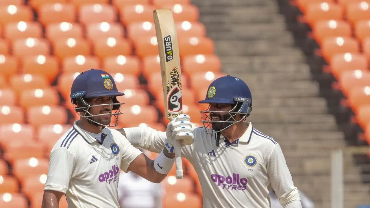 Dhruv Jurel Ravindra Jadeja India vs West Indies