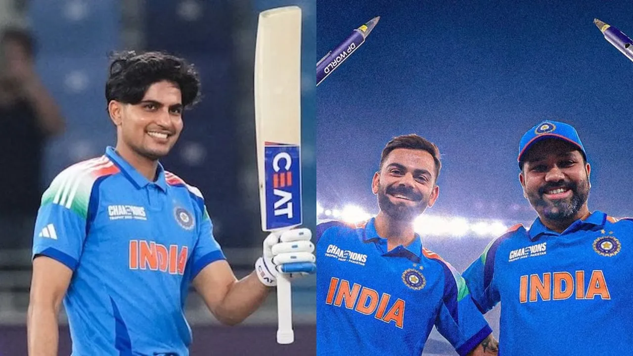Shubman Gill Rohit Sharma Virat Kohli