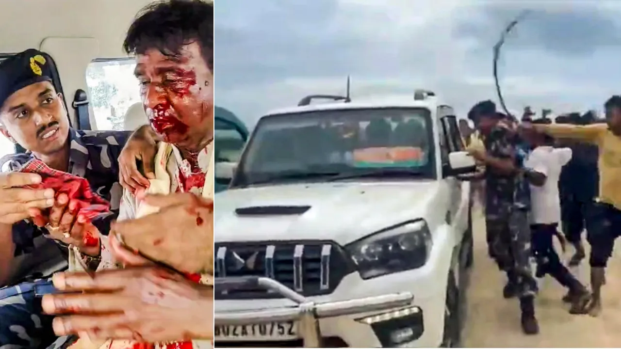 BJP MP Khagen Murmu Nagrakata mob attack