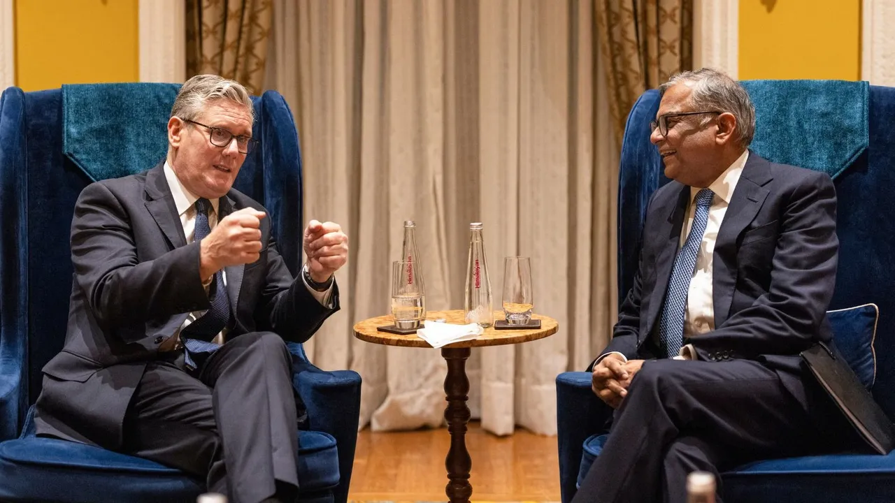 Keir Starmer N Chandrasekaran