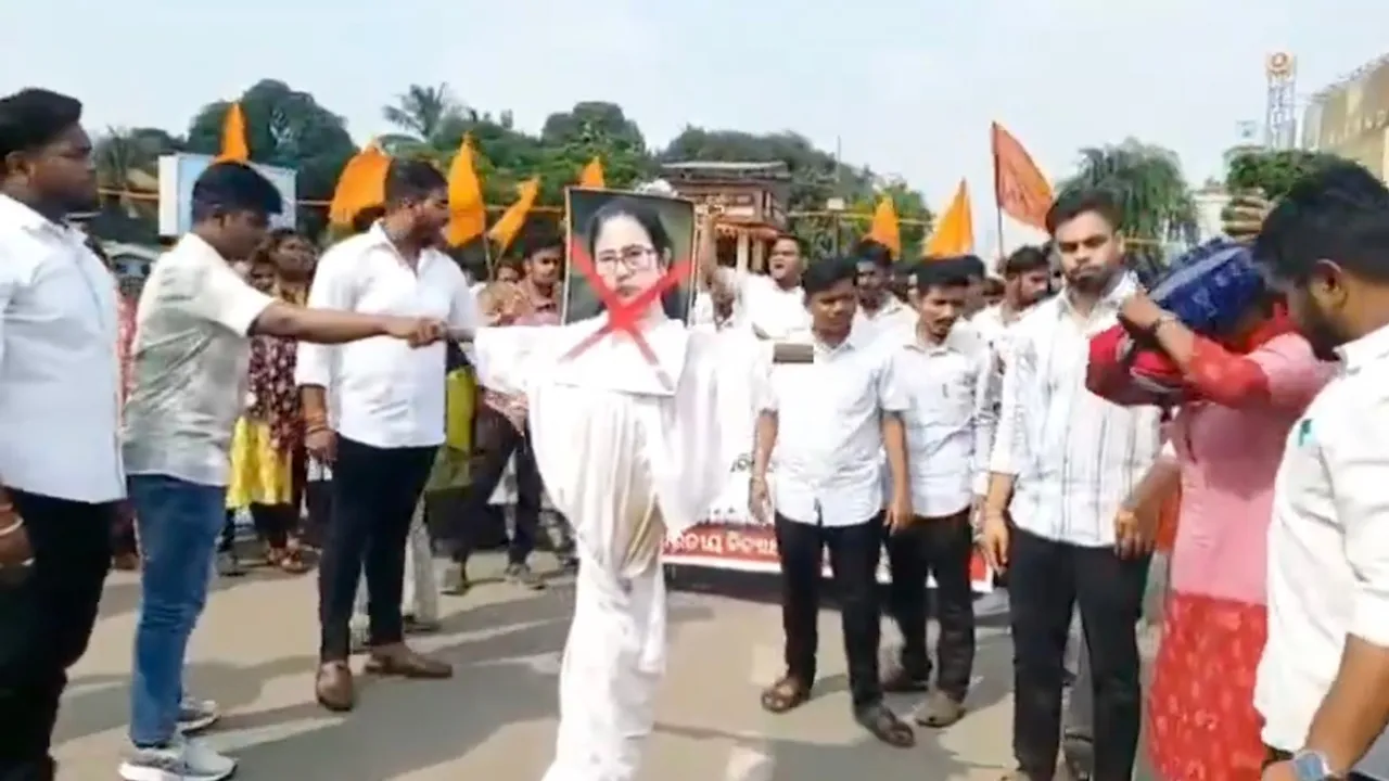 Bhubaneswar protest against bengal rape