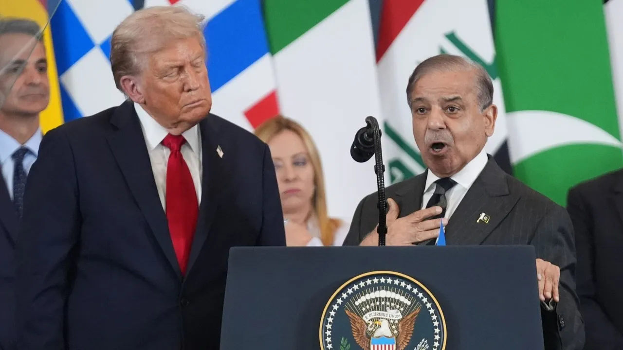 Donald Trump Shehbaz Sharif