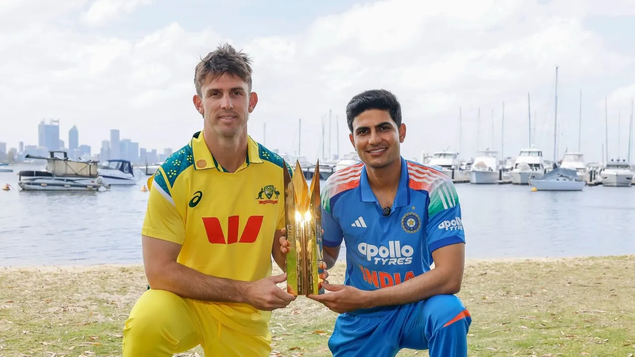 Shubman Gill Mitchell Marsh India vs Australia