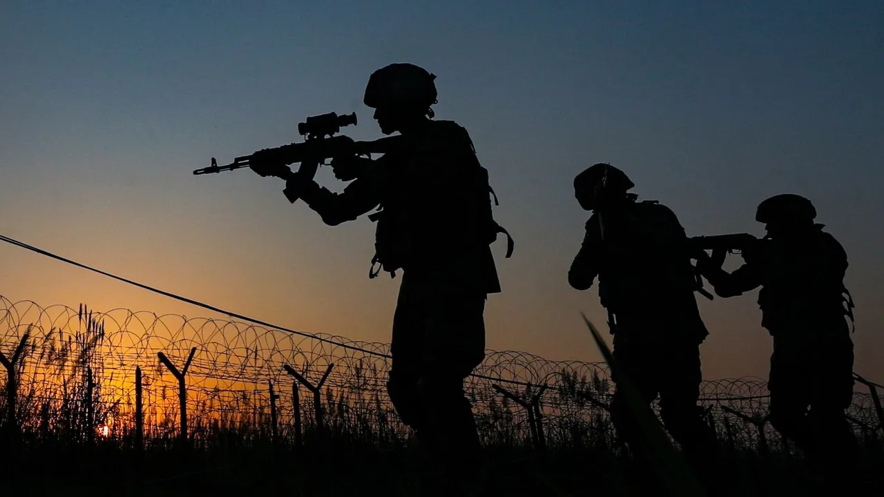 Line of Control LoC Jammu And Kashmir Indian Army Terrorists Encounter BSF