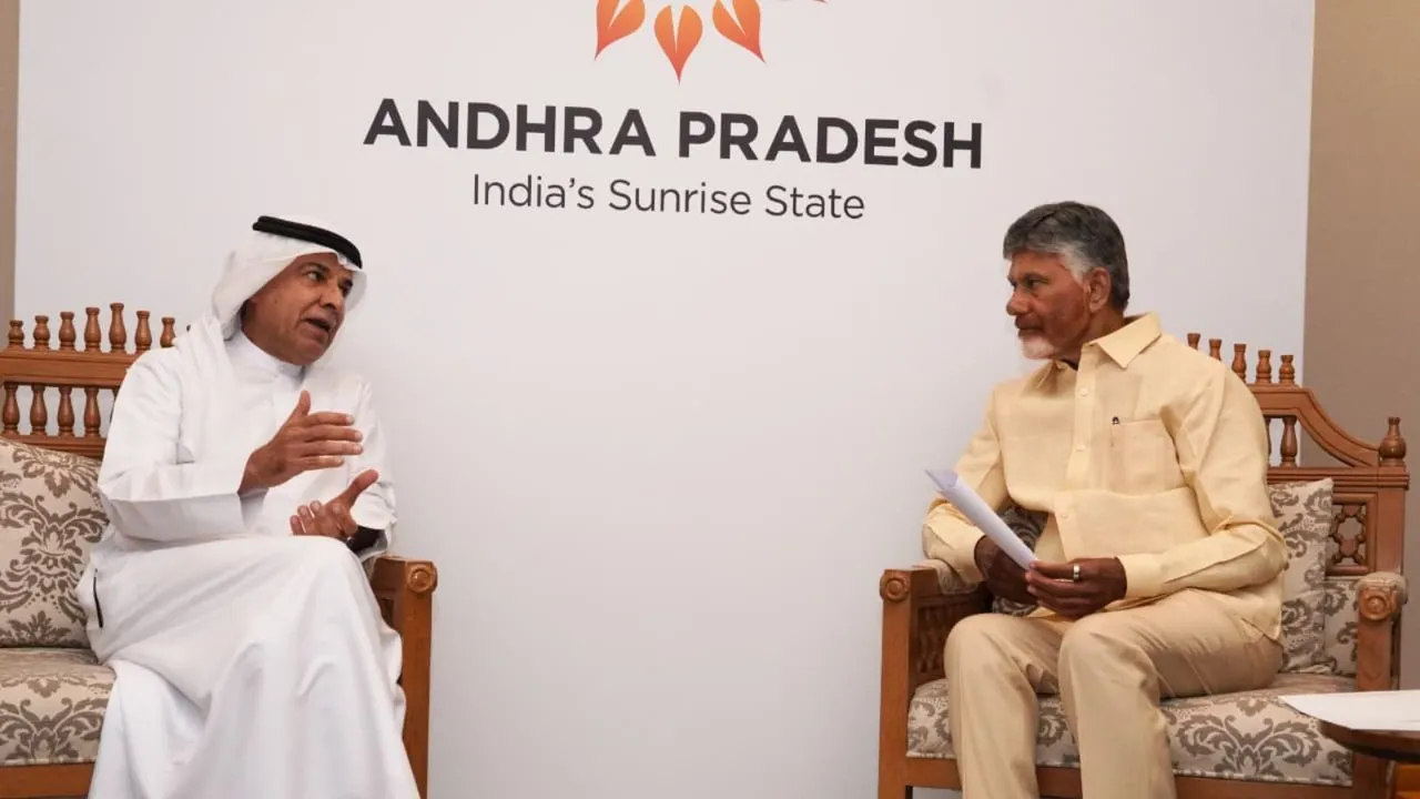 Chandrababu Naidu in UAE
