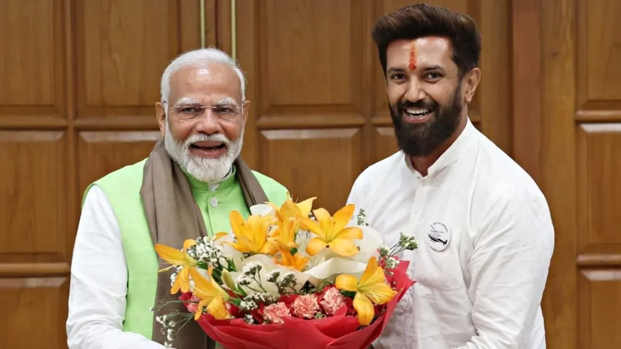 Chirag Paswan Narendra Modi