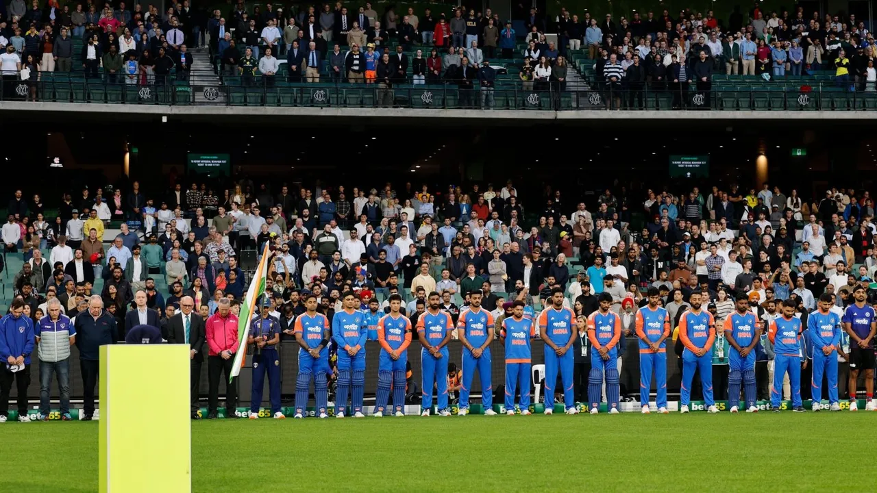 Indian Cricket Team Black Armband Ben Austin