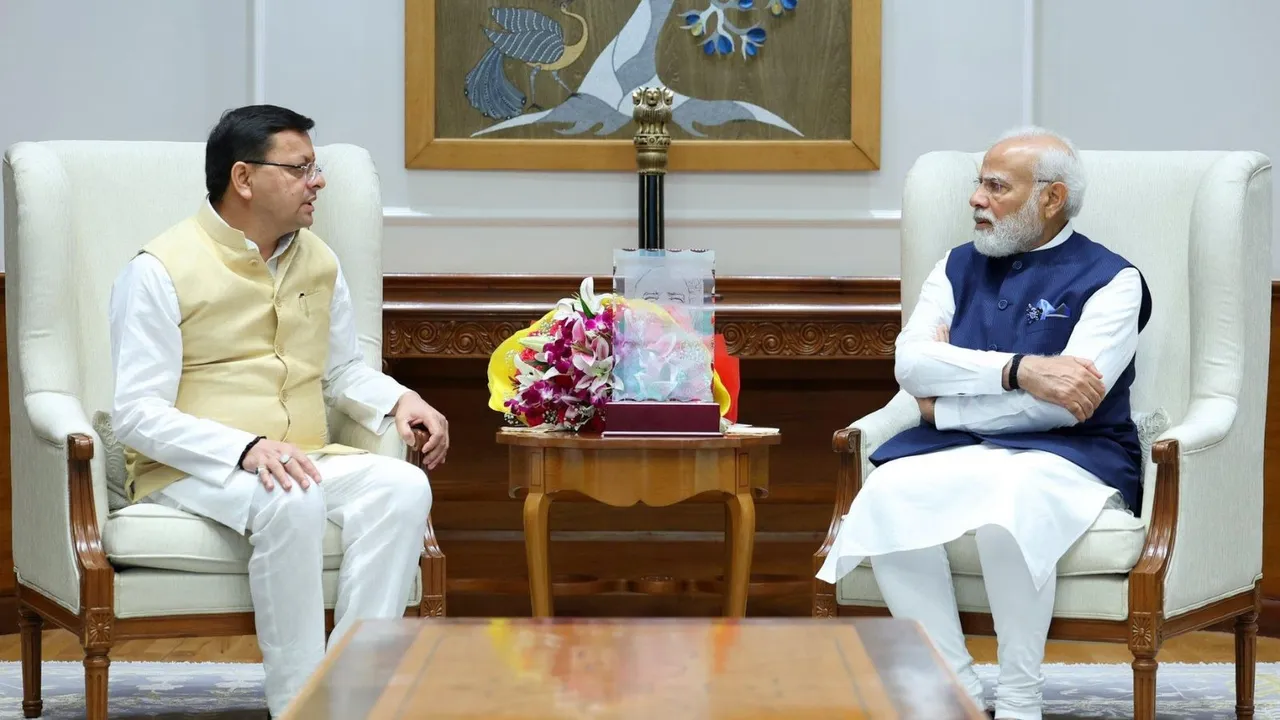Narendra Modi Pushkar Singh Dhami Uttarakhand