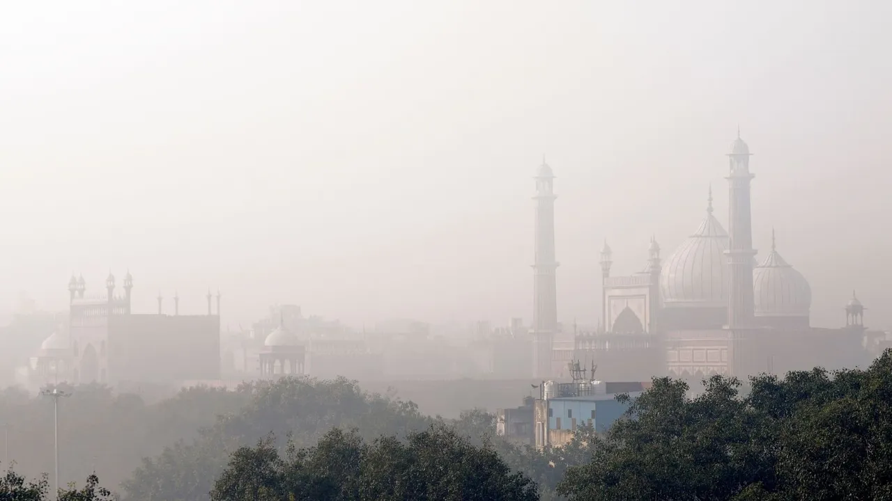 Delhi Blast Red Fort Jama Masjid Air Quality Index AQI