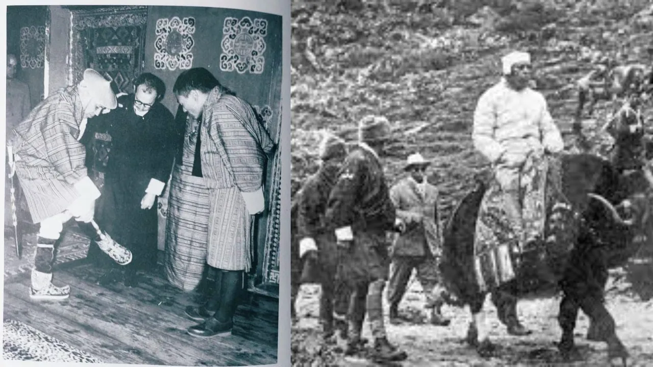 Jawaharlal Nehru in Bhutan