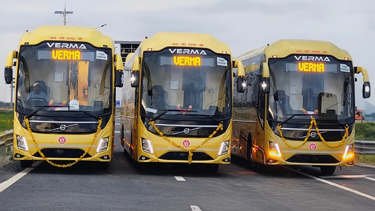 Verma Travels bus