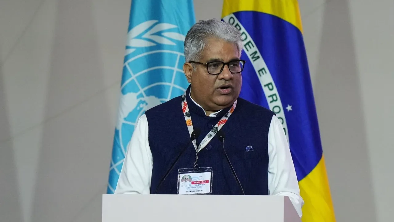 Bhupender Yadav India at COP30