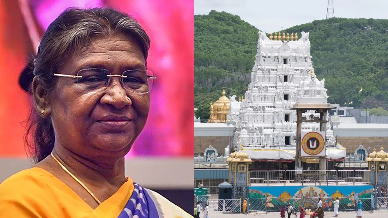 Droupadi Murmu Lord Venkateswara Swamy temple Tirupati