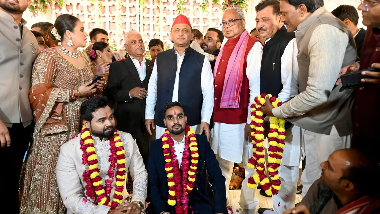 Akhilesh Yadav attends gay marriage