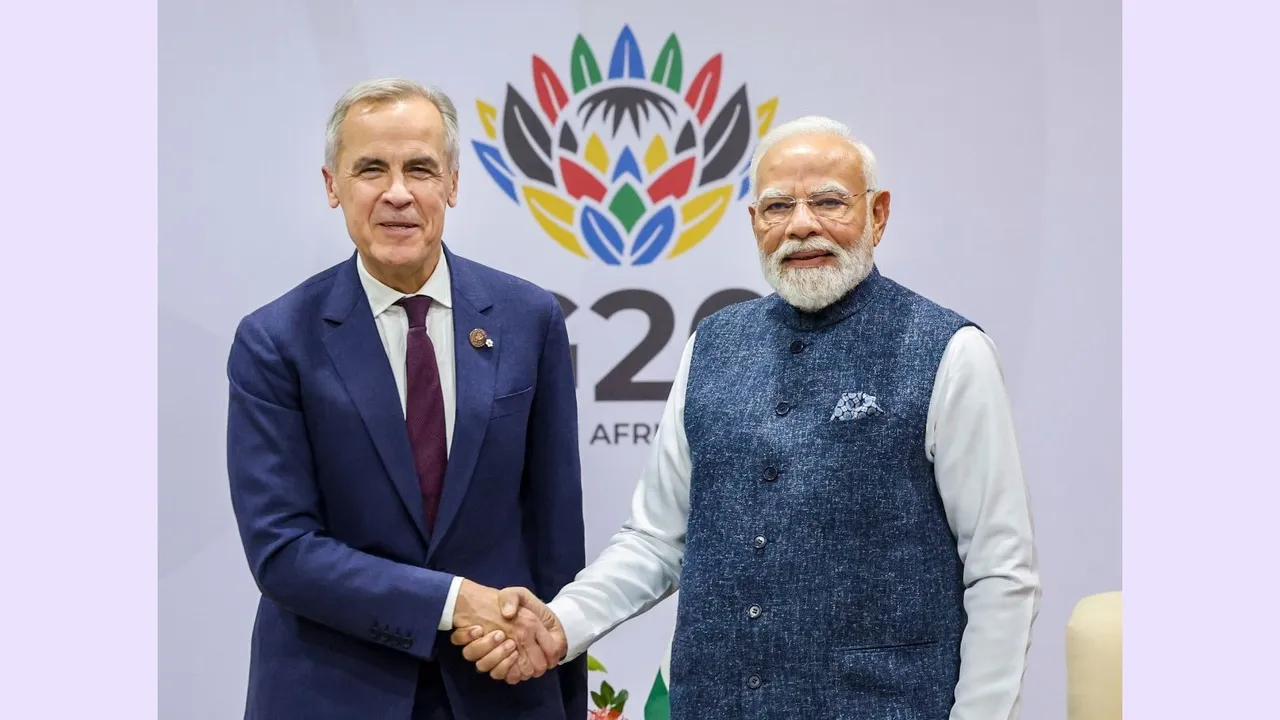 Narendra Modi Mark Carney