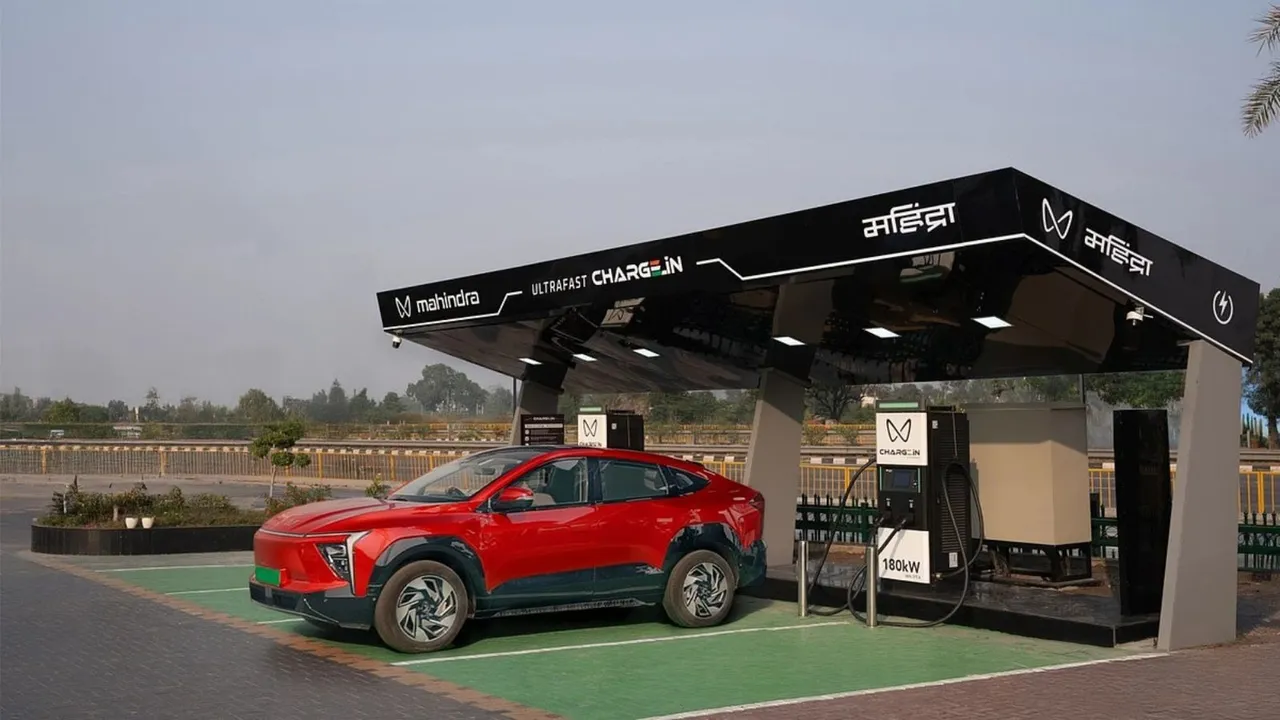 Mahindra & Mahindra EV charging stations