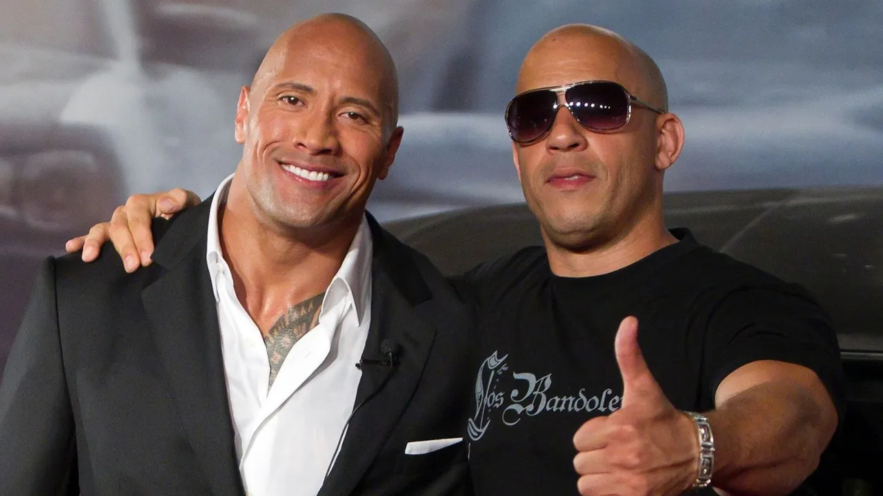 Vin Diesel Dwayne Johnson The Smashing Machine
