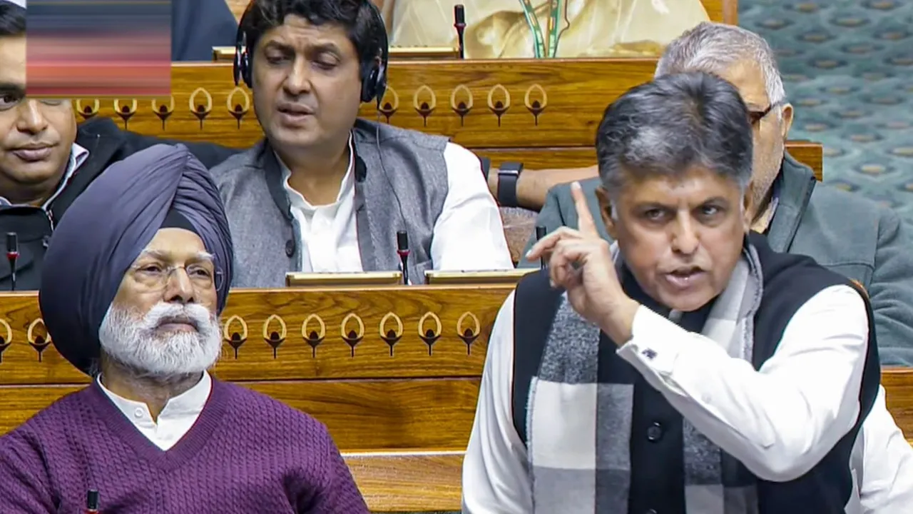 Manish Tewari in Lok Sabha