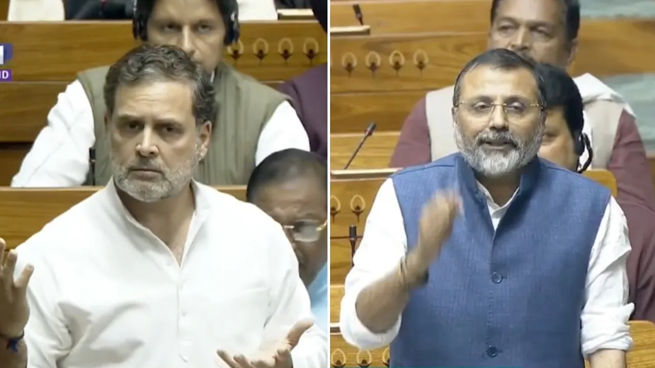 Rahul Gandhi and Nishikant Dubey