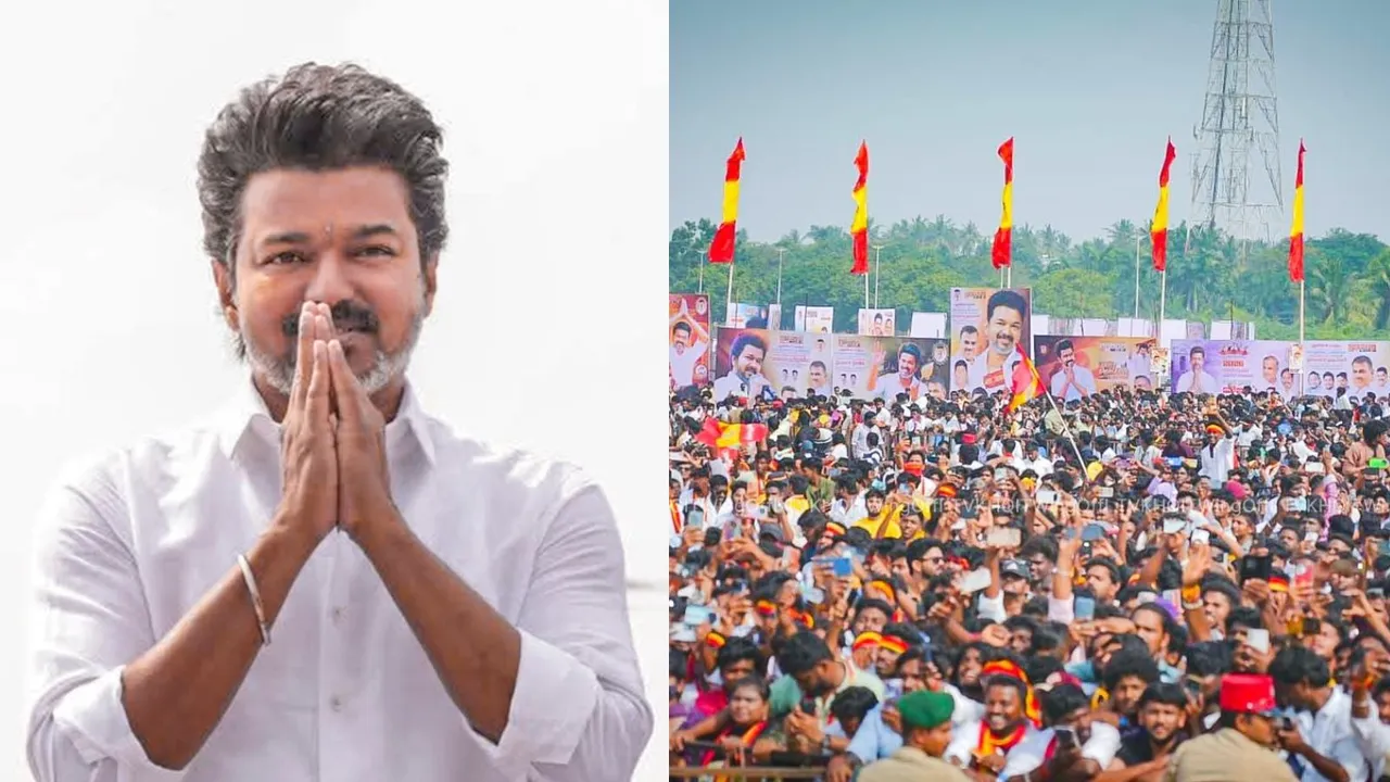 Vijay Puducherry Rally TVK Supporters