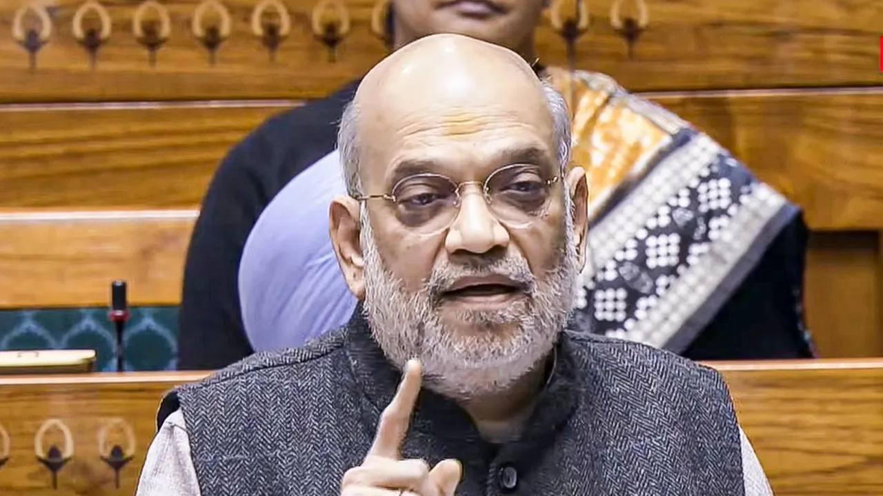 Amit Shah in Lok Sabha