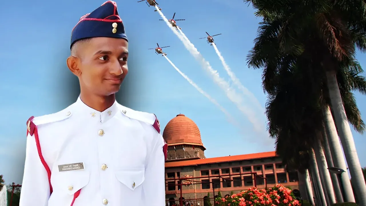 NDA cadet Pratham Mahale