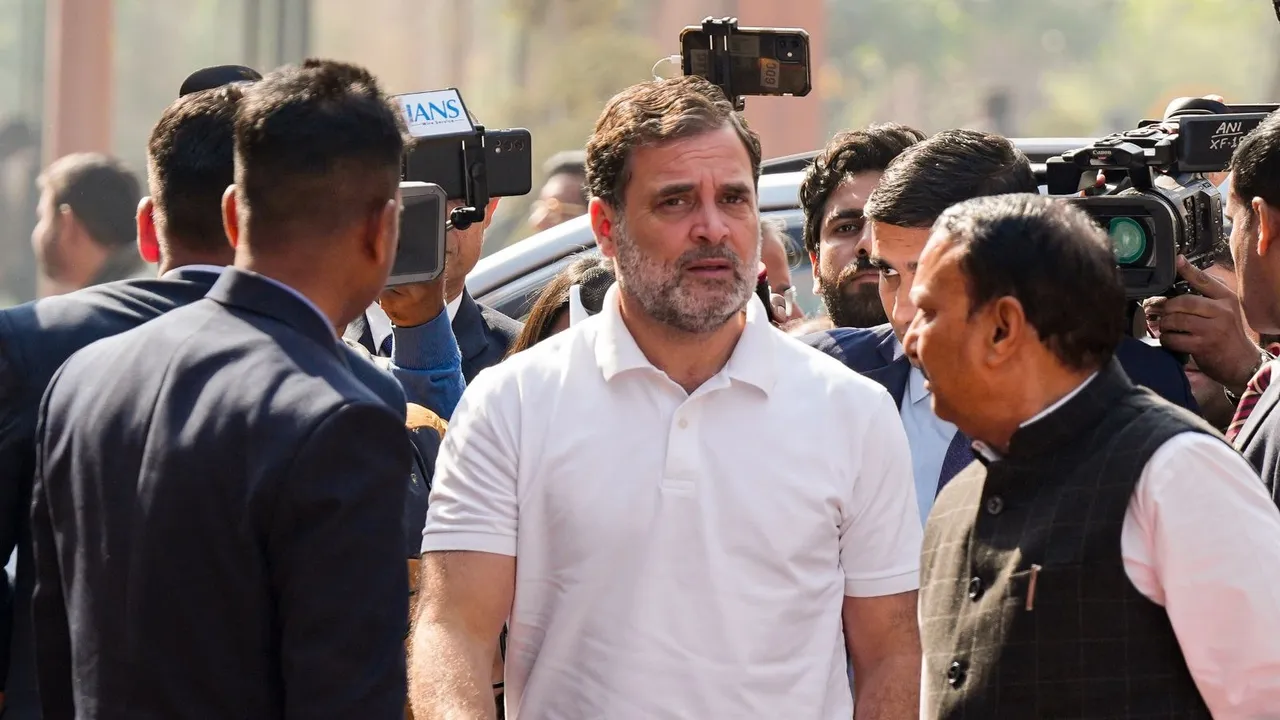 Rahul Gandhi in Parliament