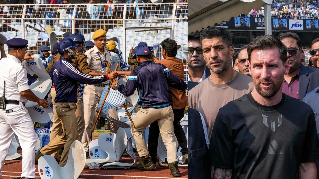 Lionel Messi GOAT India Tour Salt Lake Stadium Chaos Kolkata