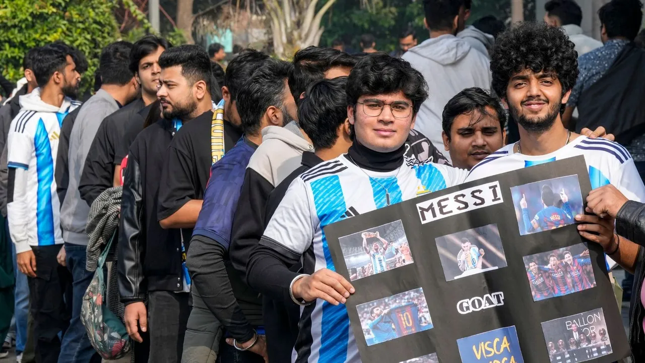 Lionel Messi In Delhi
