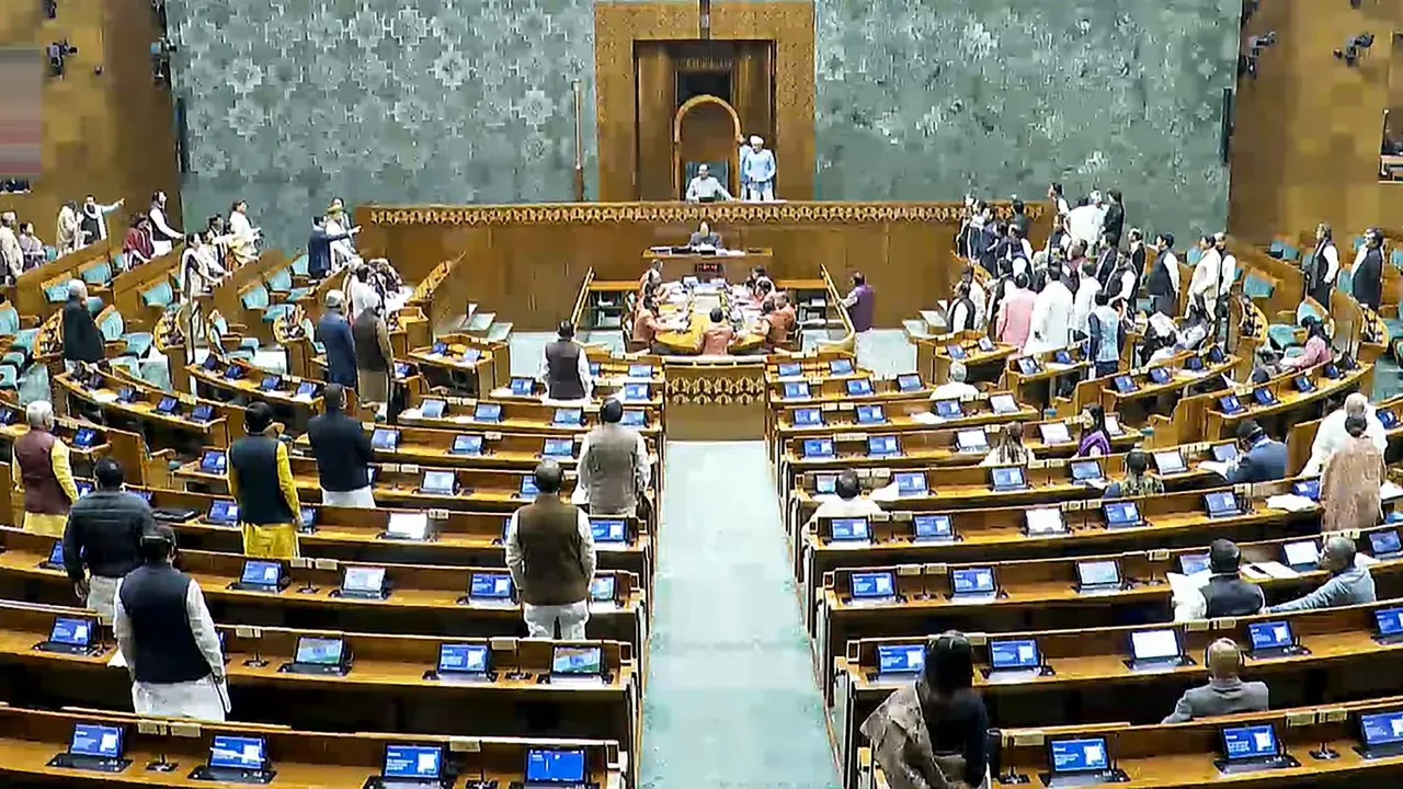 Lok Sabha Adjourned Kiren Rijiju